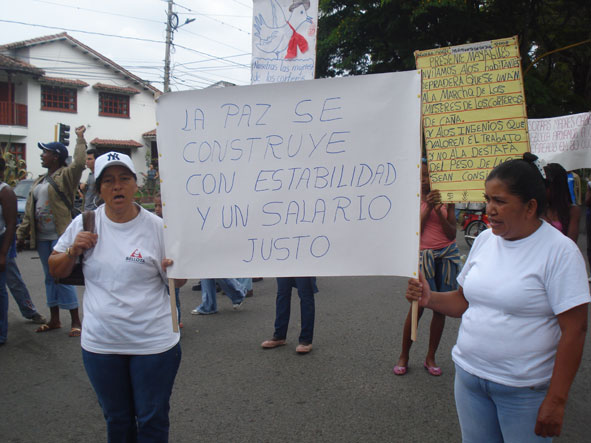 Trabajadores en paro y huelga de hambre. Cañeros