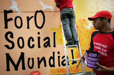 Comienza en Brasil el 8 Foro Social Mundial: La canción de los invisibles
