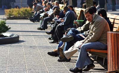 desempleados Bogotá: vendedores ambulantes asediados