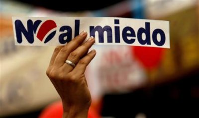 Para no vivir con miedo. Juntarnos como los dientes, como las manos