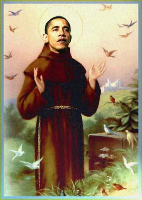 st-obama-of-assisi Obama, el más populista, según los conservadores