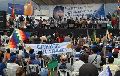 La reforma agraria del MAS en Bolivia