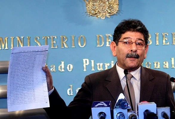 El ex viceministro de Régimen Interior, Marcos Farfán - APG Agencia