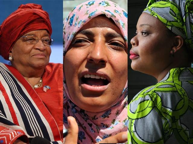 Ellen Johnson Sirleaf, Leymah Gbowee y Tawakkul Karman, galardonadas con el Nobel de la paz