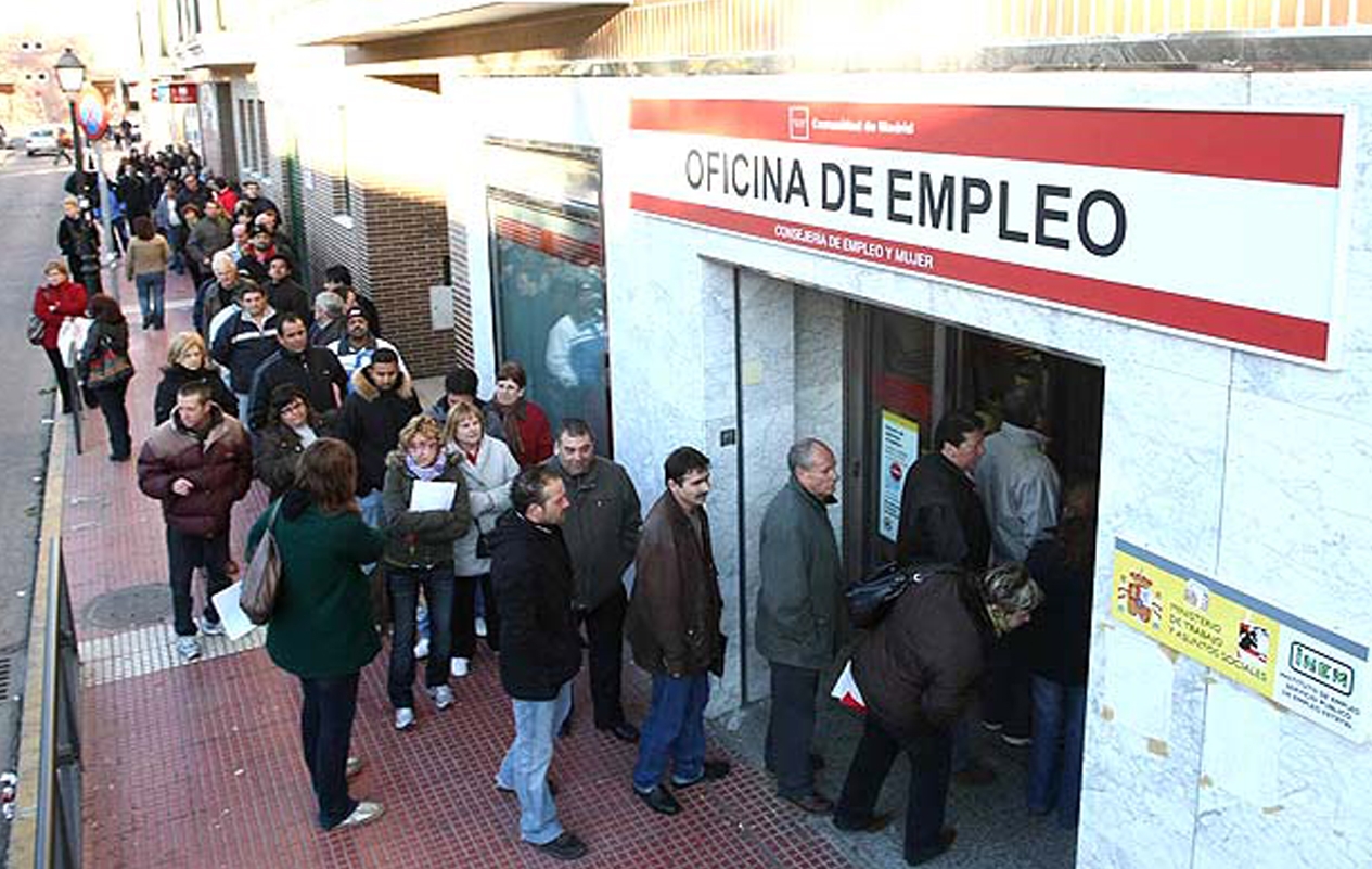 Cinco millones de españoles sin trabajo
