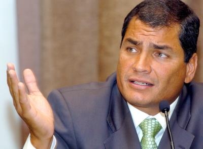 Protesta Rafael Correa por presencia del BM en la Cumbre Iberoamericana