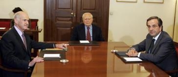 Grecia pacta un gobierno de coalición sin Papandreou