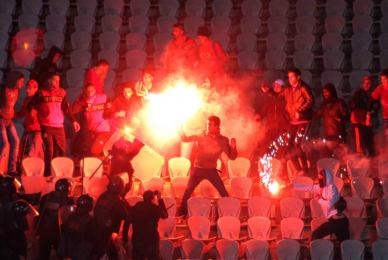 El campo de batalla fue en el campo de juego