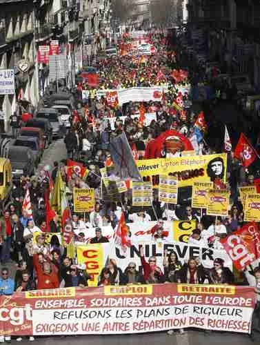 Los grandes gremios de Europa repudian las políticas restrictivas de la UE y el FMI