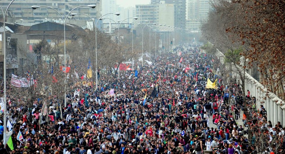 El movimiento estudiantil en Chile recupera su fuerza