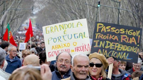Portugal marchó contra el ajuste