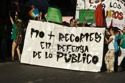 Huelga por los recortes en educación