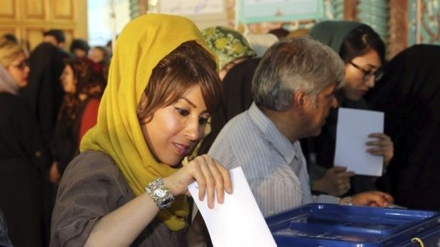 Los iraníes votaron en avalancha