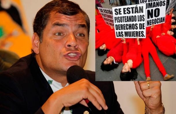 bcd3aa2ce8db61842ebbacaa584a5c12 Correa presiona al legislativo para que no legalice el aborto