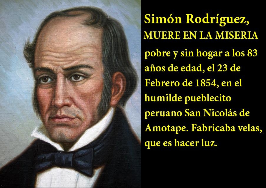61f495c6c0f3b63d0c9d8ba99ca657a3 Simón Rodríguez (1769-1854): un maestro de auténtica excelencia académica