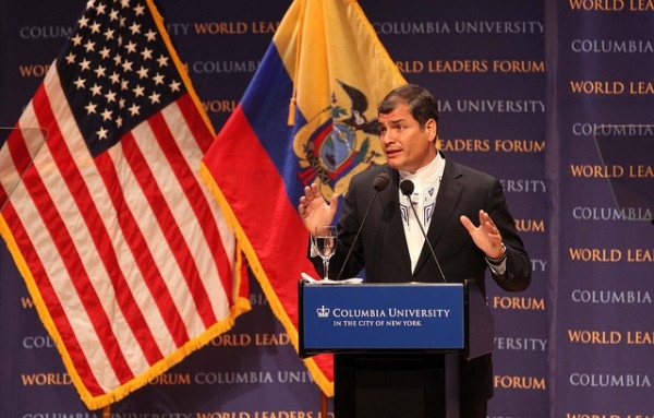 7b00c2c11ec133b366d75151767ca725 El presidente Correa busca apoyo académico en Estados Unidos