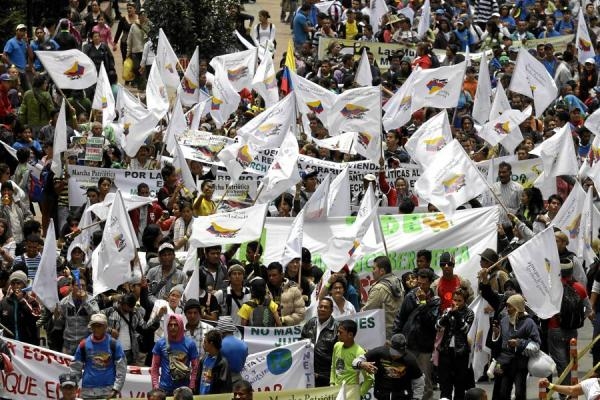 Solidaridad internacional en Marcha