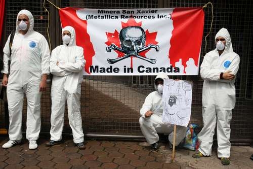 Del total de conflictos mineros en América Latina, 90% son con empresas canadienses