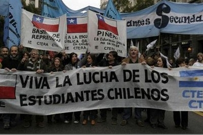 Miles de estudiantes chilenos salen a la calle