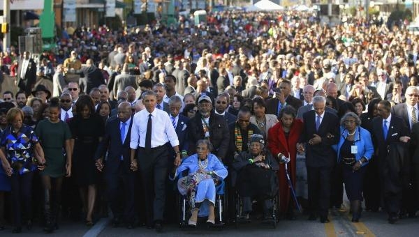 Camaleónico discurso de Obama en Selma, a 50 años de aquel Bloody Sunday*