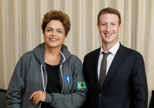 Dilma y Zuckerberg: la foto de la discordia