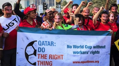 Qatar podría quedarse sin Copa del Mundo, a menos que reforme su legislación laboral, dice la CSI
