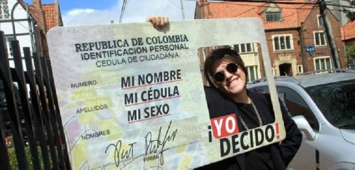 Colombia facilita a los transexuales el cambio de género en el registro