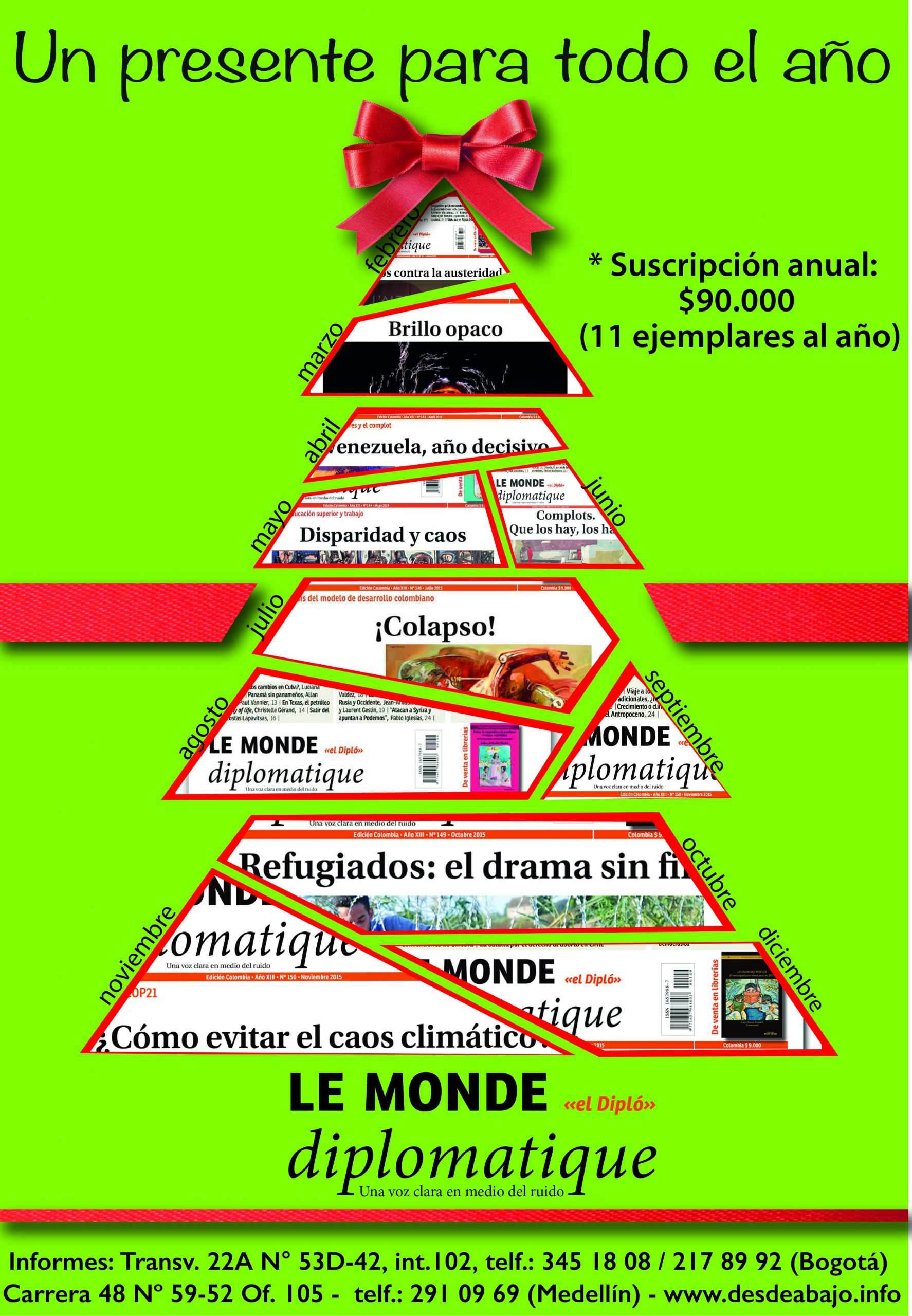 navidad20152 Le Monde diplomatique. Un presente para todo el año