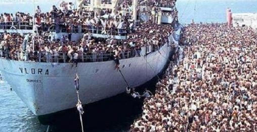 El aluvión migratorio superó el millón