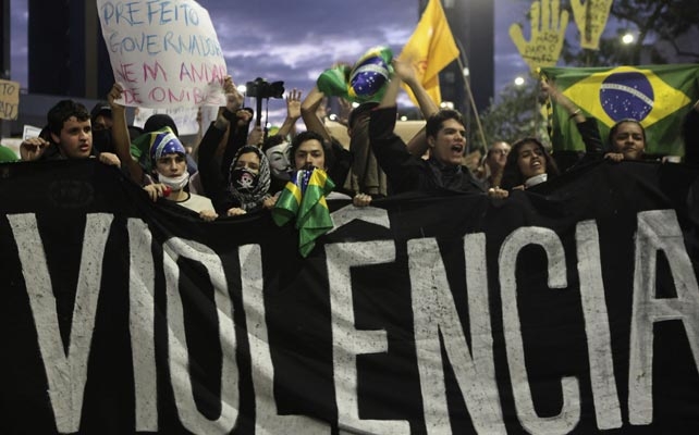 La policía paulista disparó cada siete segundos