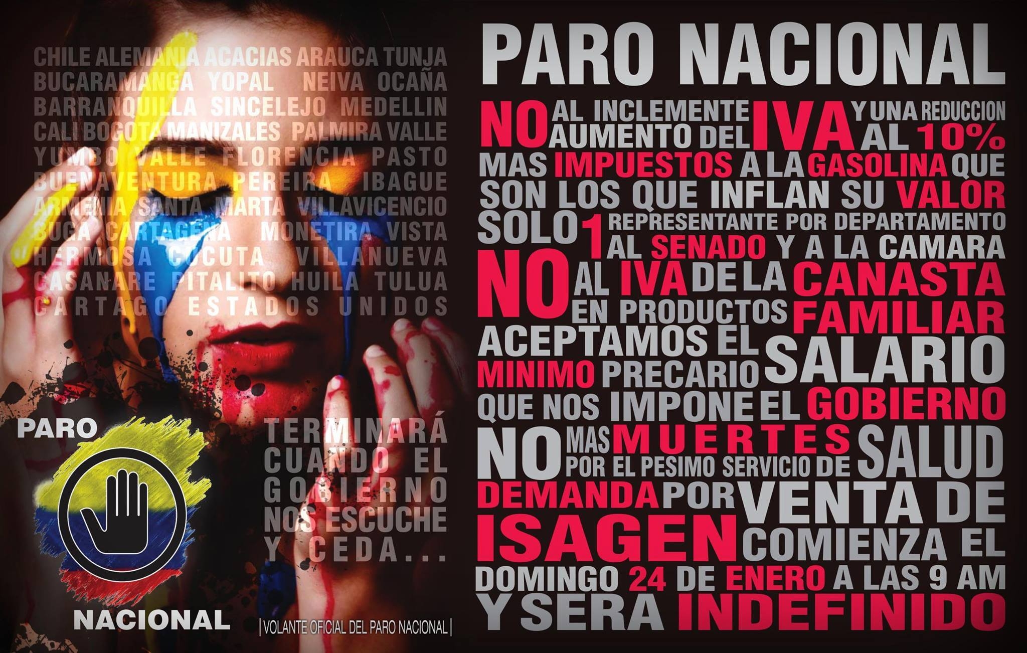 ¿Paro o no paro el 24 de enero?