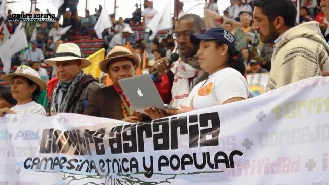En pie de lucha comunidades campesinas, étnicas y populares
