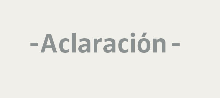 Solicitud de aclaración de información errónea o malintencionadamente falsa