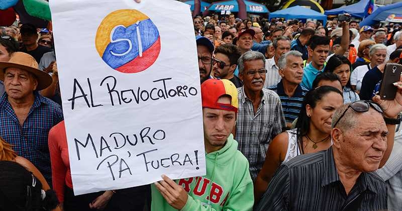 Presiona EU en la OEA por referendo contra Maduro