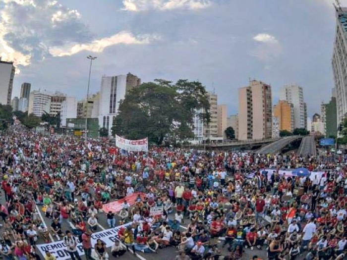 El “Fuera Temer” sonó fuerte en San Pablo
