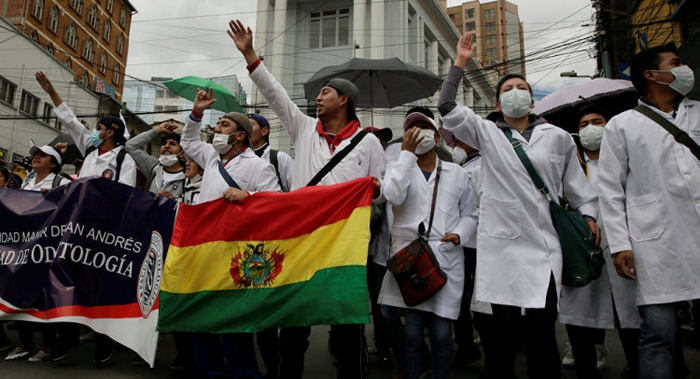 Protestas en Bolivia