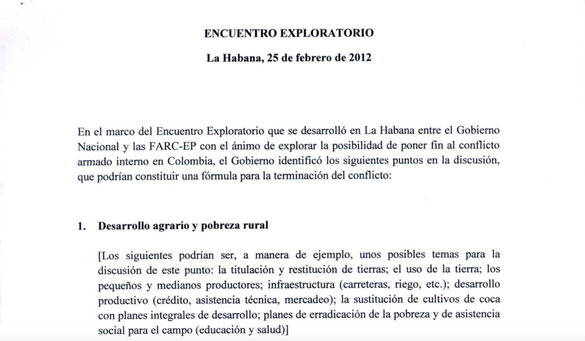 Así se negoció la paz con las FARC en Colombia