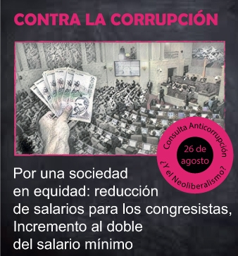 Consulta anticorrupción. Reducción de salarios para congresistas y…
