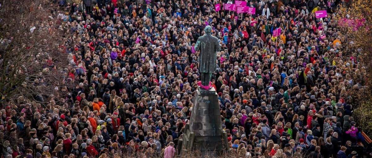 Si Islandia es uno de los mejores lugares del mundo para ser mujer ¿por qué miles de mujeres se declaran hoy en huelga?