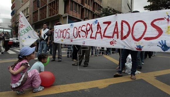 Más de 30 mil colombianos fueron desplazados de sus sitios de residencia en 2018
