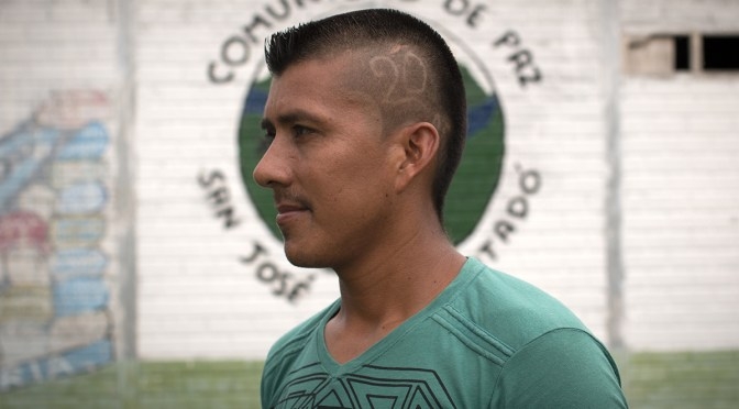 Yo soy Germán Graciano. Soy comunidad de Paz