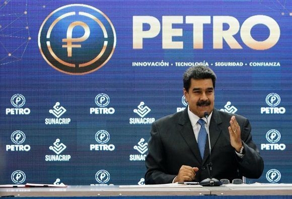 Venezuela venderá en petros toda su producción petrolera en 2019