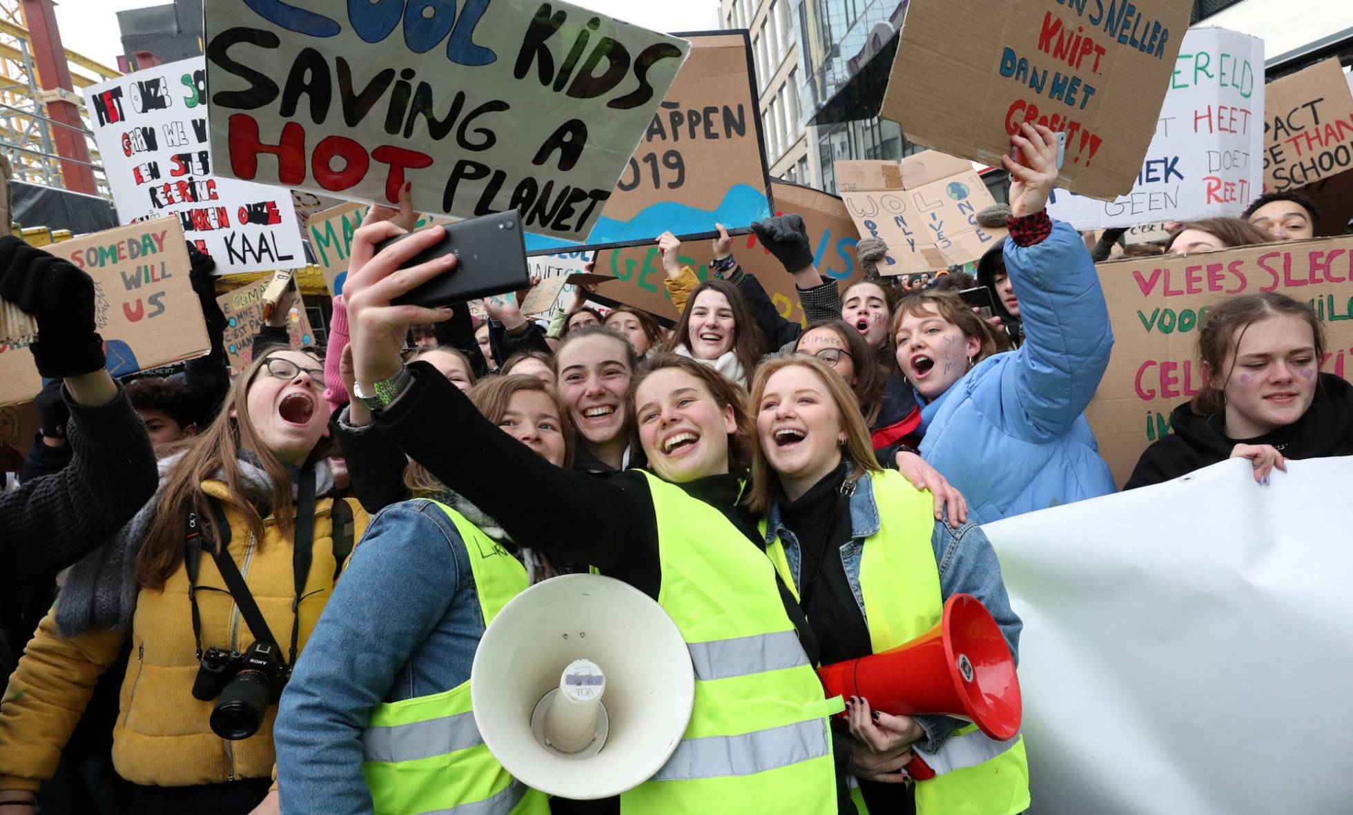 La revuelta escolar calienta el debate ambiental en el corazón de Europa