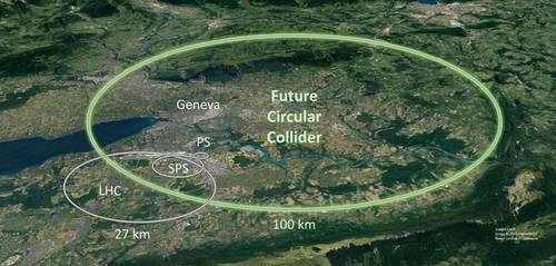Proyectan un colisionador 10 veces más potente que el LHC