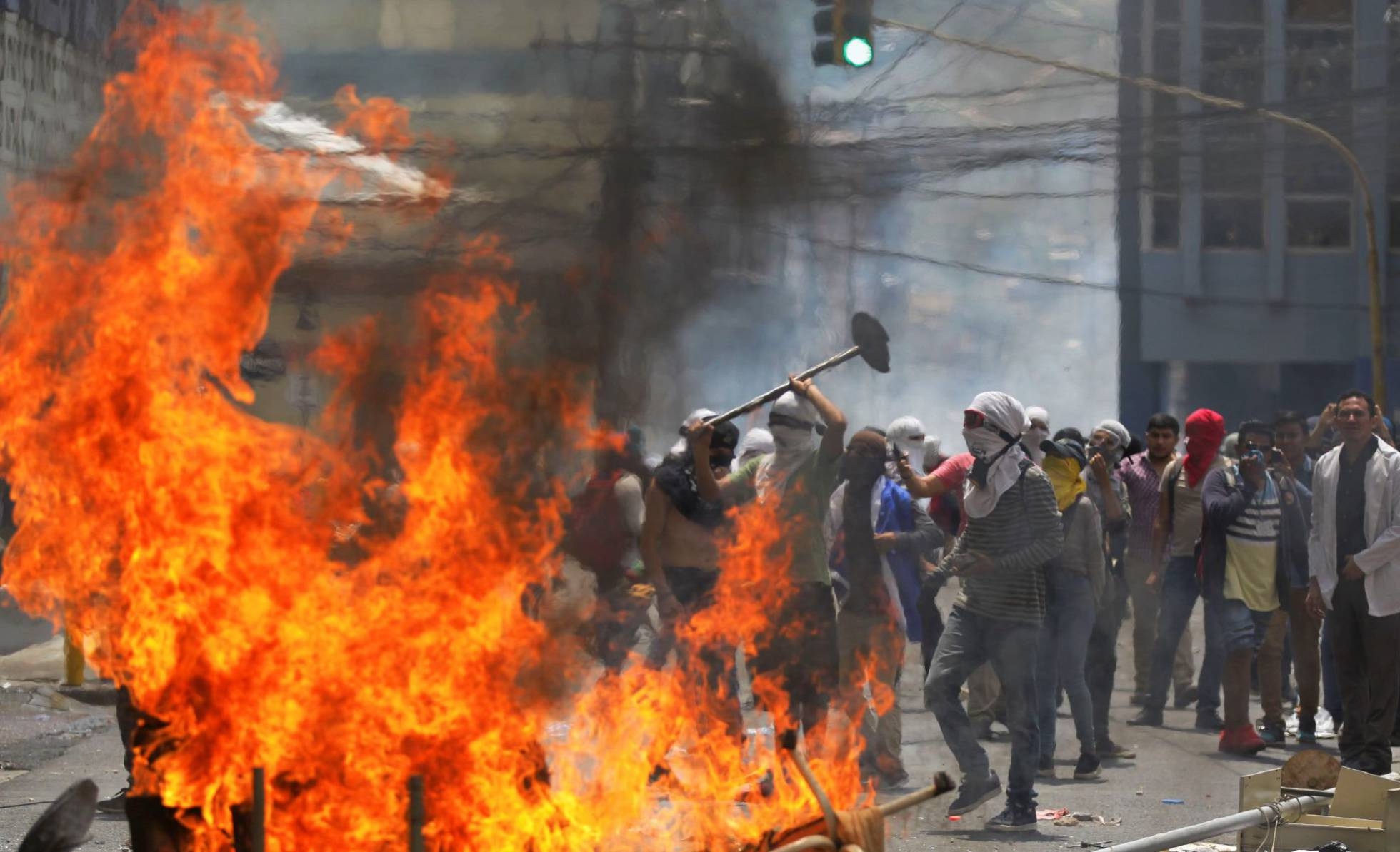 700dfe8521190b41b7347b4a83f8b794 Enfrentamientos en Honduras durante las protestas contra las reformas de Juan Orlando Hernández
