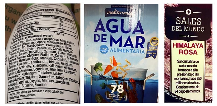 La Tabla periódica de los elementos en un solo alimento