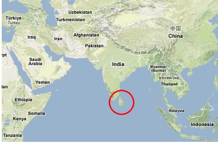 Sri Lanka en el Gran Juego de EEUU e India contra China