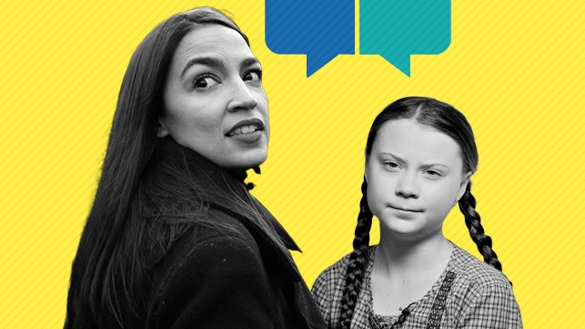 Conversación entre Alexandria Ocasio-Cortez y Greta Thunberg: “La esperanza es contagiosa”