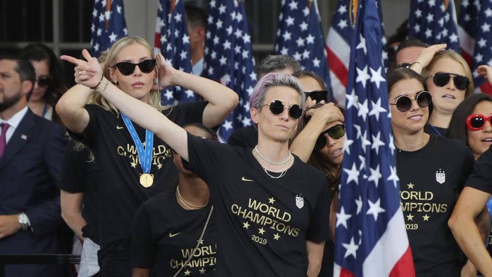Rapinoe, a Trump: “Tu mensaje excluye a gente que se parece a mí”