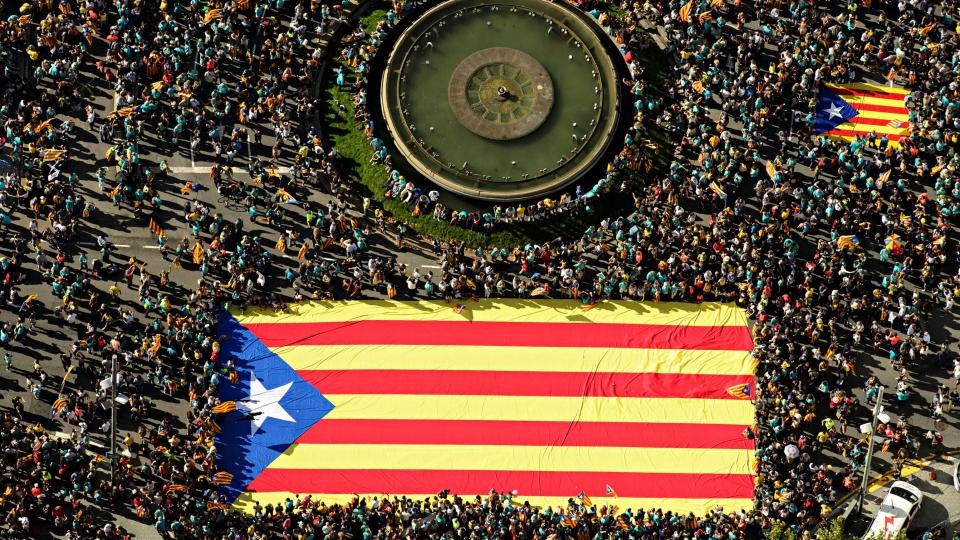 Los catalanes se movilizaron por la independencia